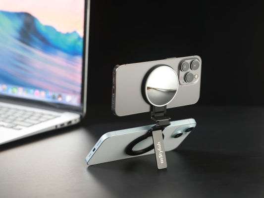 Ständer für zwei Smartphones: Die Lösung zum Telefonieren, Filmen und Fotografieren